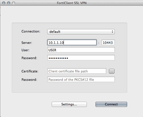 forticlient vpn for mac os